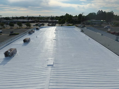 Spray Polyurethane Foam Commercial Roofing in Merced County, CA